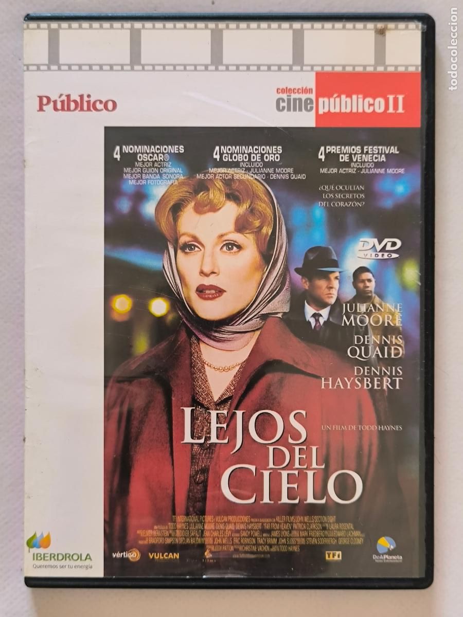 Cine: DVD LEJOS DEL CIELO - JULIANNE MOORE - CAJA SLIM (AC)