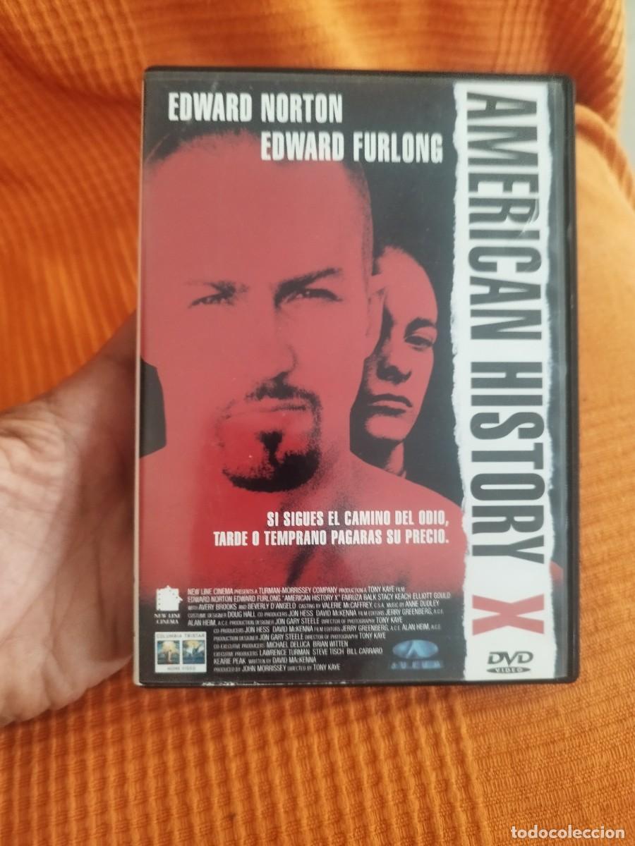 Cine: American History X&rdquo;, protagonizada por Edward Norton y Edward Furlong. Pel&iacute;cula DVD.