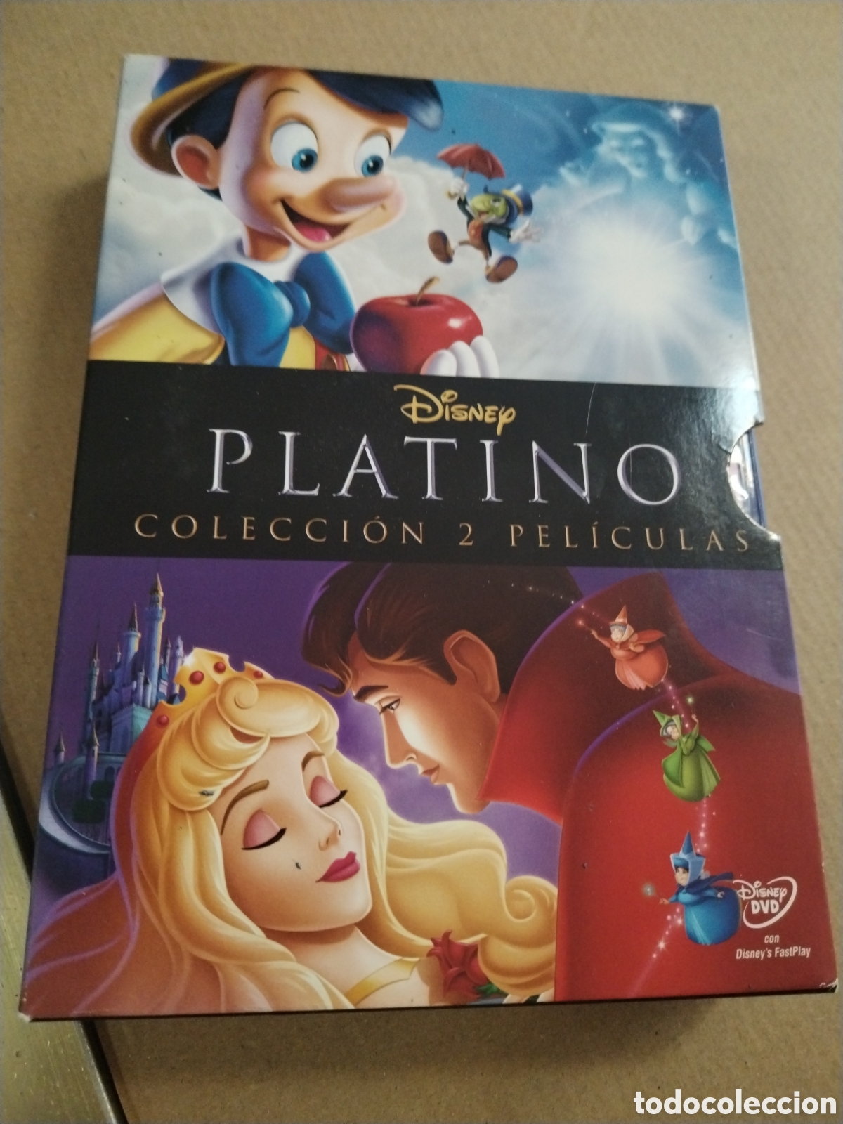 Cinema: Disney Platino. Blancanieves + Pinocho. WALT DISNEY. (2 DISCOS + ESTUCHE DE CART&Oacute;N) DVD