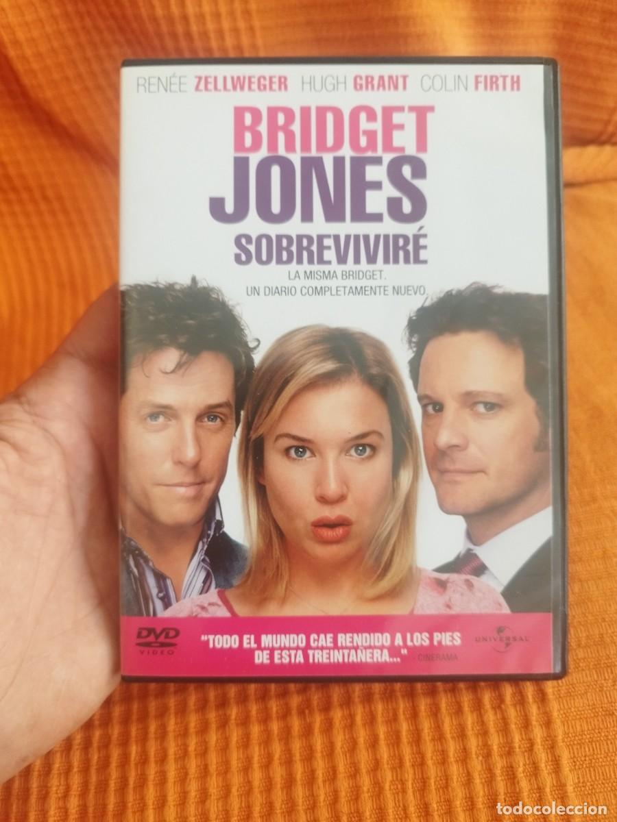 Cine: Bridget Jones: Sobrevivir&eacute;, Ren&eacute;e Zellweger, Hugh Grant y Colin Firth. Pel&iacute;cula DVD, en muy buen est