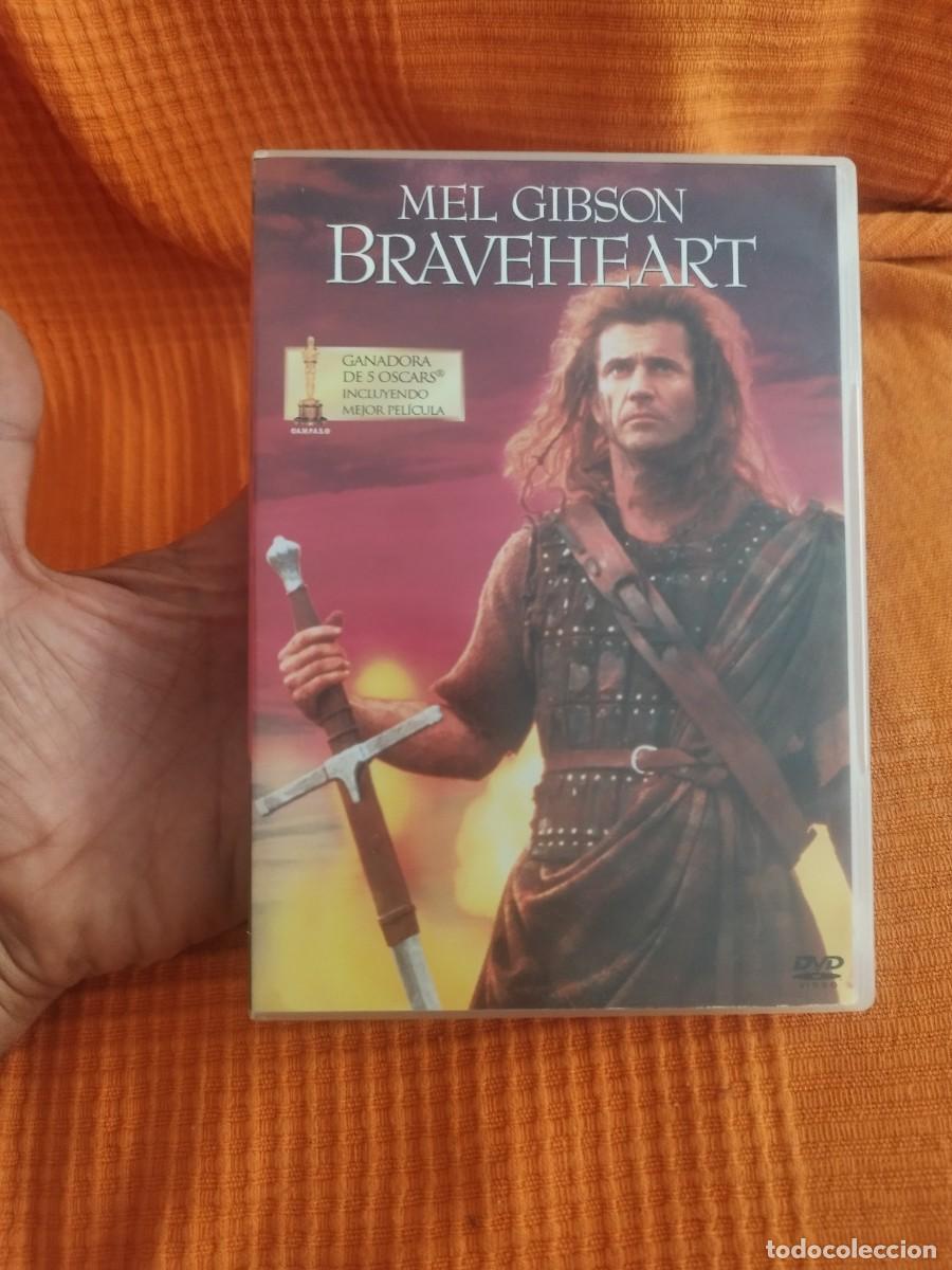 Cine: Braveheart dirigida y protagonizada por Mel Gibson. Pel&iacute;cula DVD en muy buen estado.
