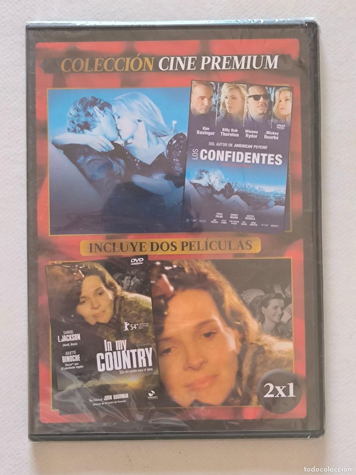 Cin&eacute;ma: DVD LOS CONFIDENTES / IN MY COUNTRY - 2 PELICULAS - CAJA SLIM - NUEVO, PRECINTADO (AG)