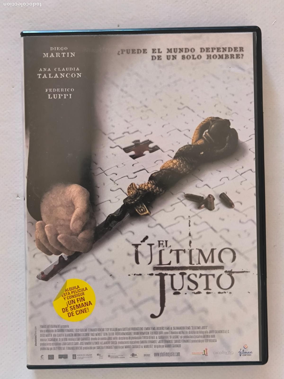 Cine: DVD EL ULTIMO JUSTO - MANUEL CARBALLO (AG)