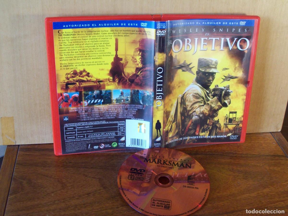 Cine: EL OBJETIVO - WESLEY SNIPES - ANTHONY WARREN - WILLIAN HOPE - DVD EDICION ALQUILER
