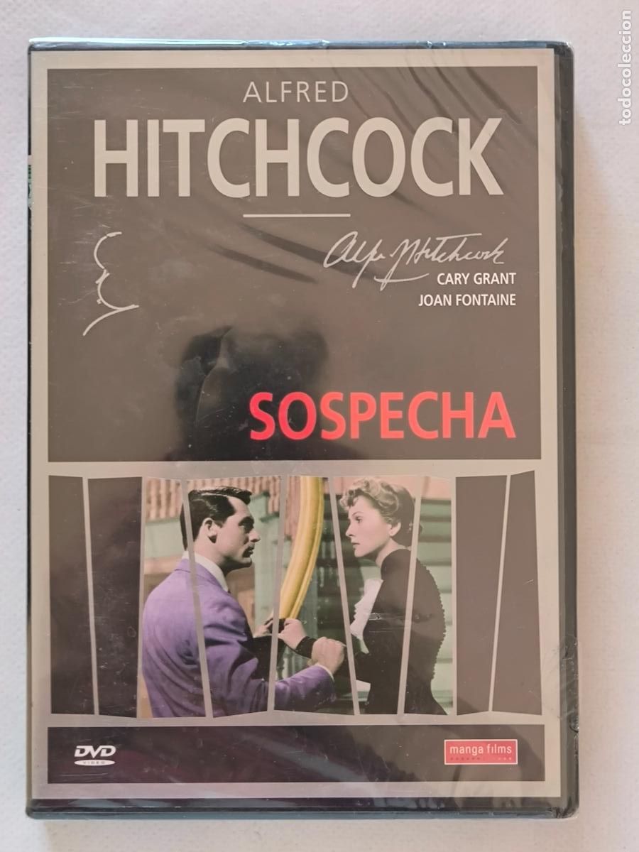 Cine: DVD SOSPECHA - ALFRED HITCHCOCK - NUEVO, PRECINTADO (07)