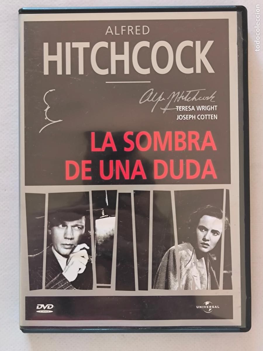 Cine: DVD LA SOMBRA DE UNA DUDA - ALFRED HITCHCOCK (07)