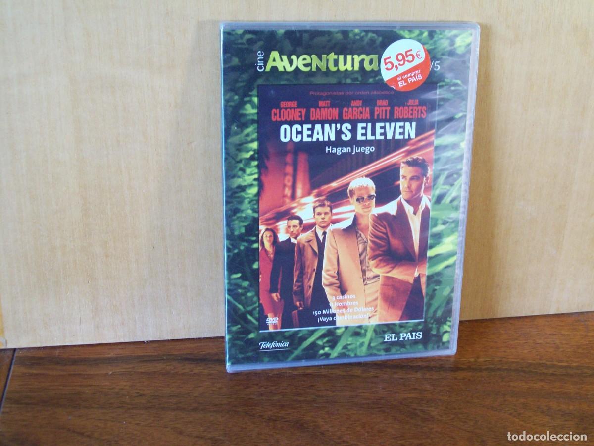 Cine: OCEAN'S ELEVEN - GEORGE CLOONEY - MATT DAMON - BRAD PITT - DVD CAJA FINA NUEVO PRECINTADO