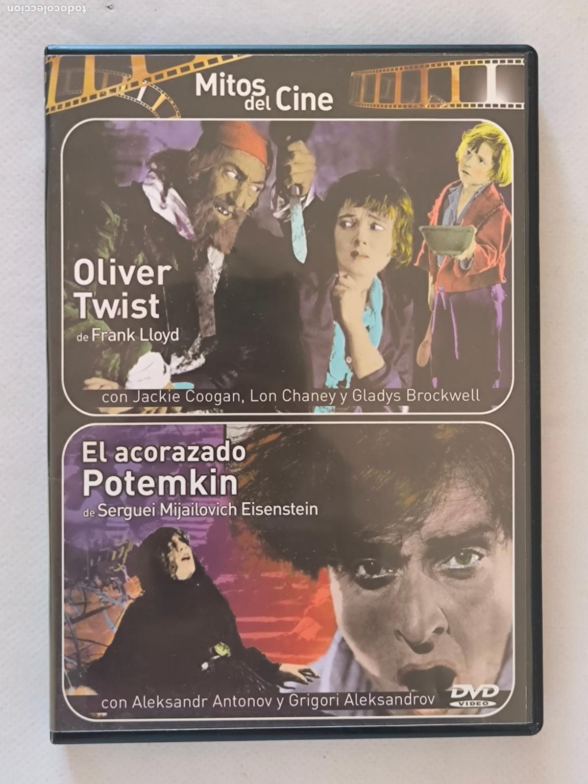 Cine: DVD OLIVER TWIST / EL ACORAZADO POTEMKIN - 2 PELICULAS (08)