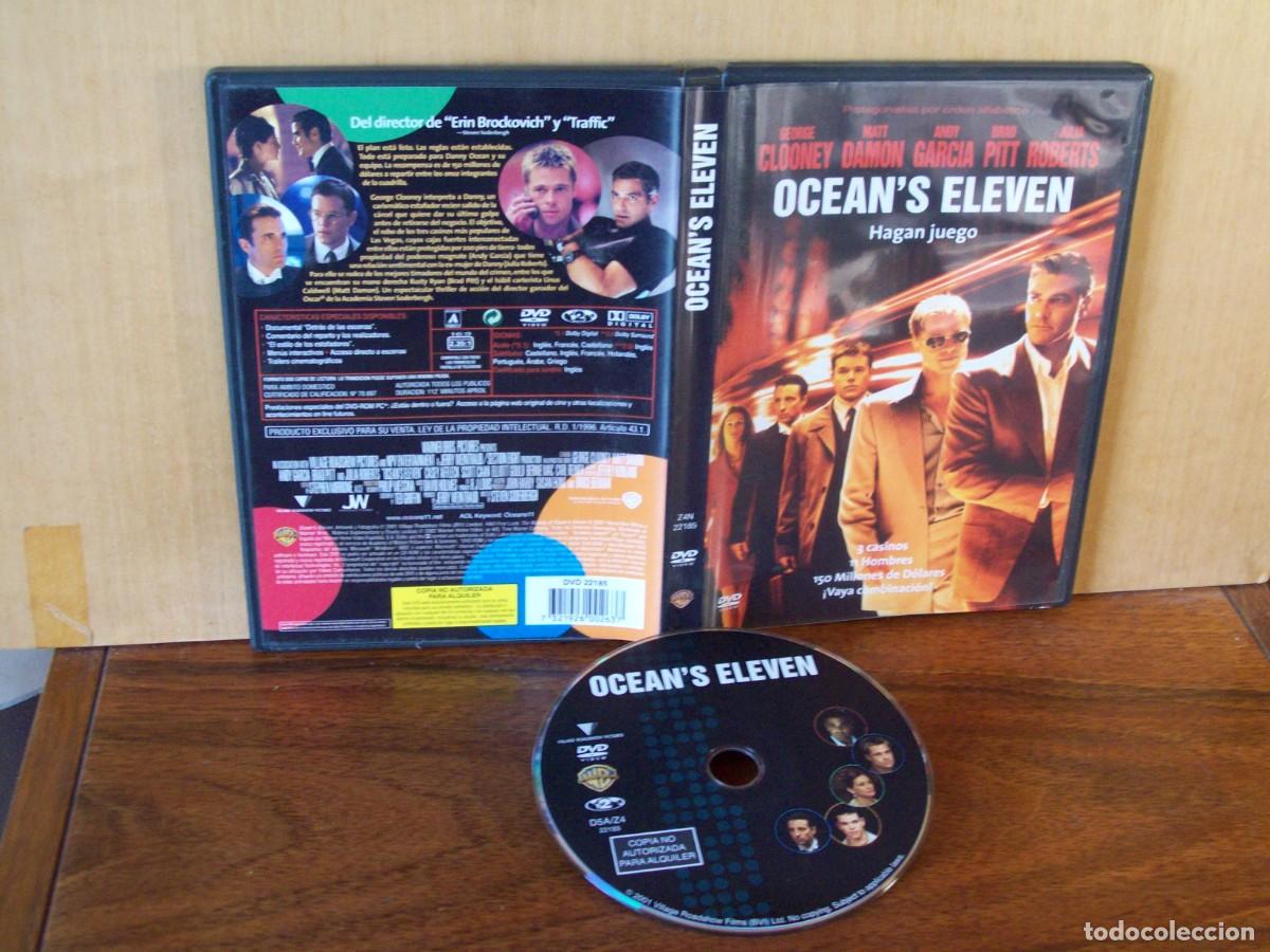 Cine: OCEAN'S ELEVEN (HAGAN JUEGO) - GEORGE CLOONEY - MATT DAMON - JULIA ROBERTS - DVD