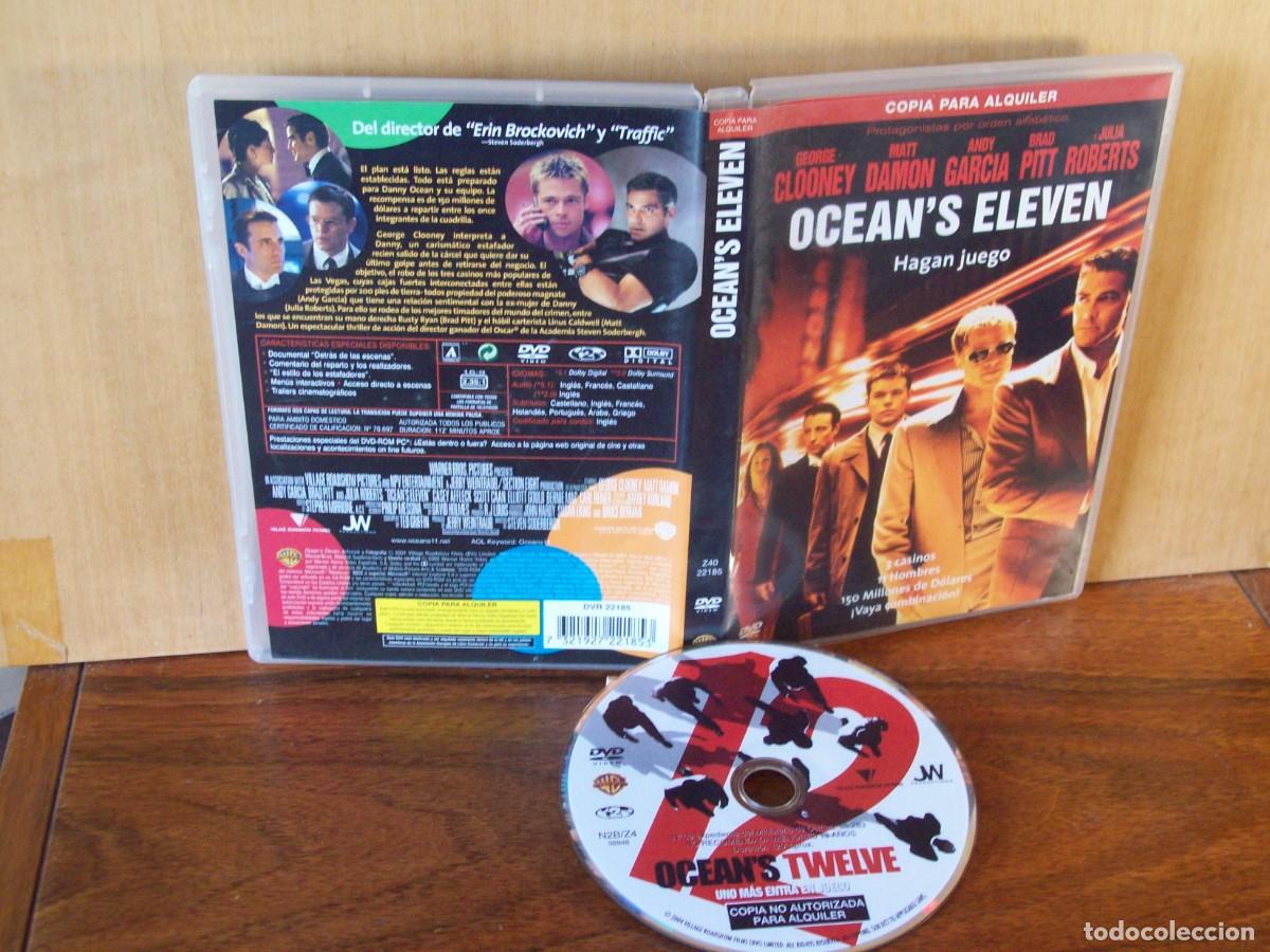 Cine: OCEAN'S ELEVEN - GEORGE CLOONEY - MATT DAMON - JULIA ROBERTS - BRAD PITT - DVD EDICION ALQUILER
