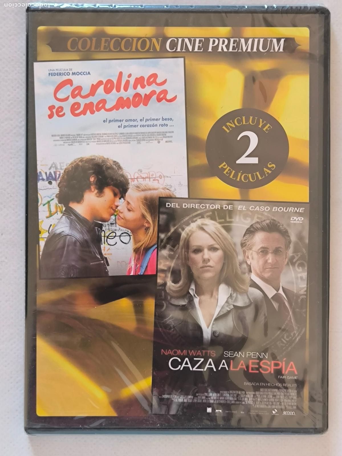 Cine: DVD CAROLINA SE ENAMORA / CAZA A LA ESPIA - 2 PELICULAS - CAJA SLIM - NUEVO, PRECINTADO (09)