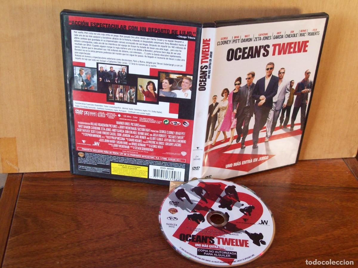 Cine: OCEAN'S TWELVE - GEORGE CLOONEY - BRAD PITT - MATT DAMON - JULIA ROBERTS - DVD