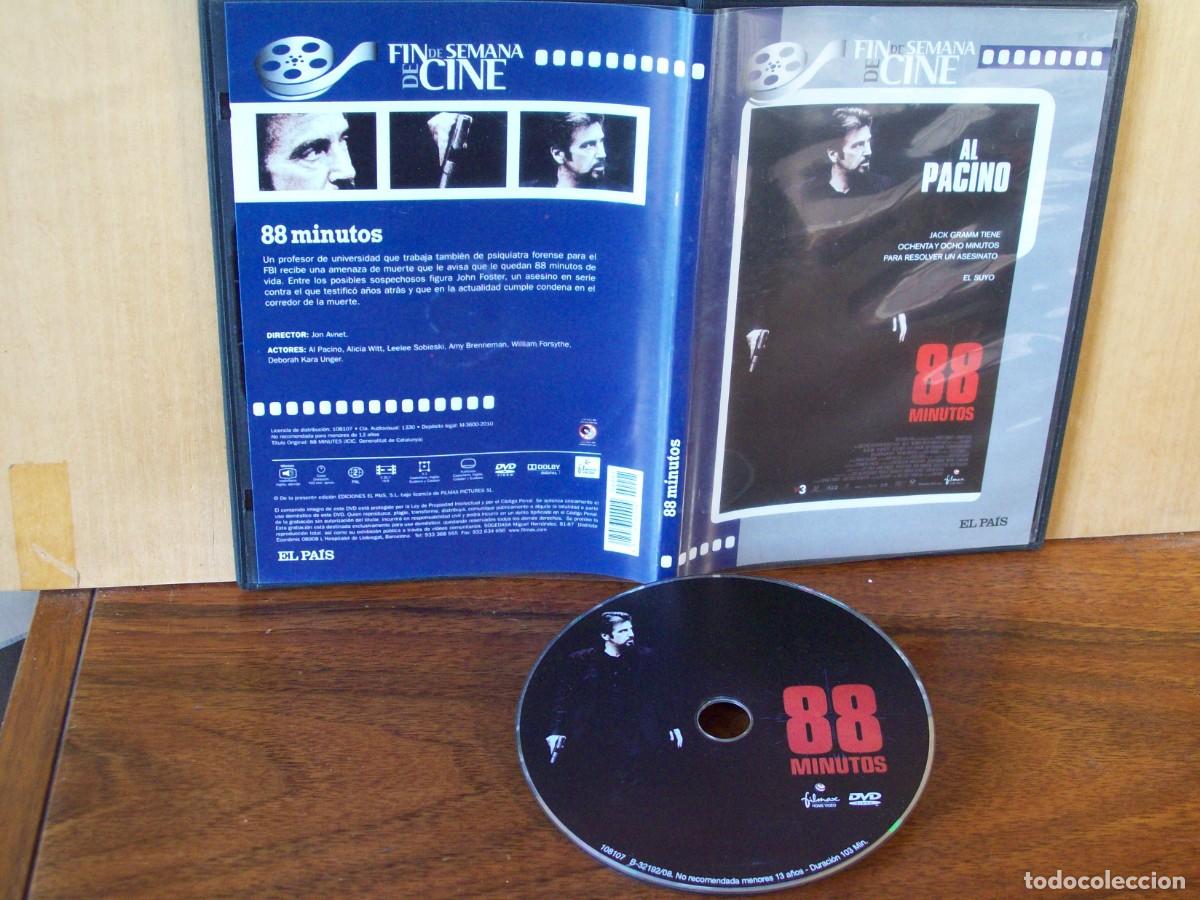 Cine: 88 MINUTOS - AL PACINO - ALICIA WITT - LEELEE SOBIESKI - DVD CAJA FINA