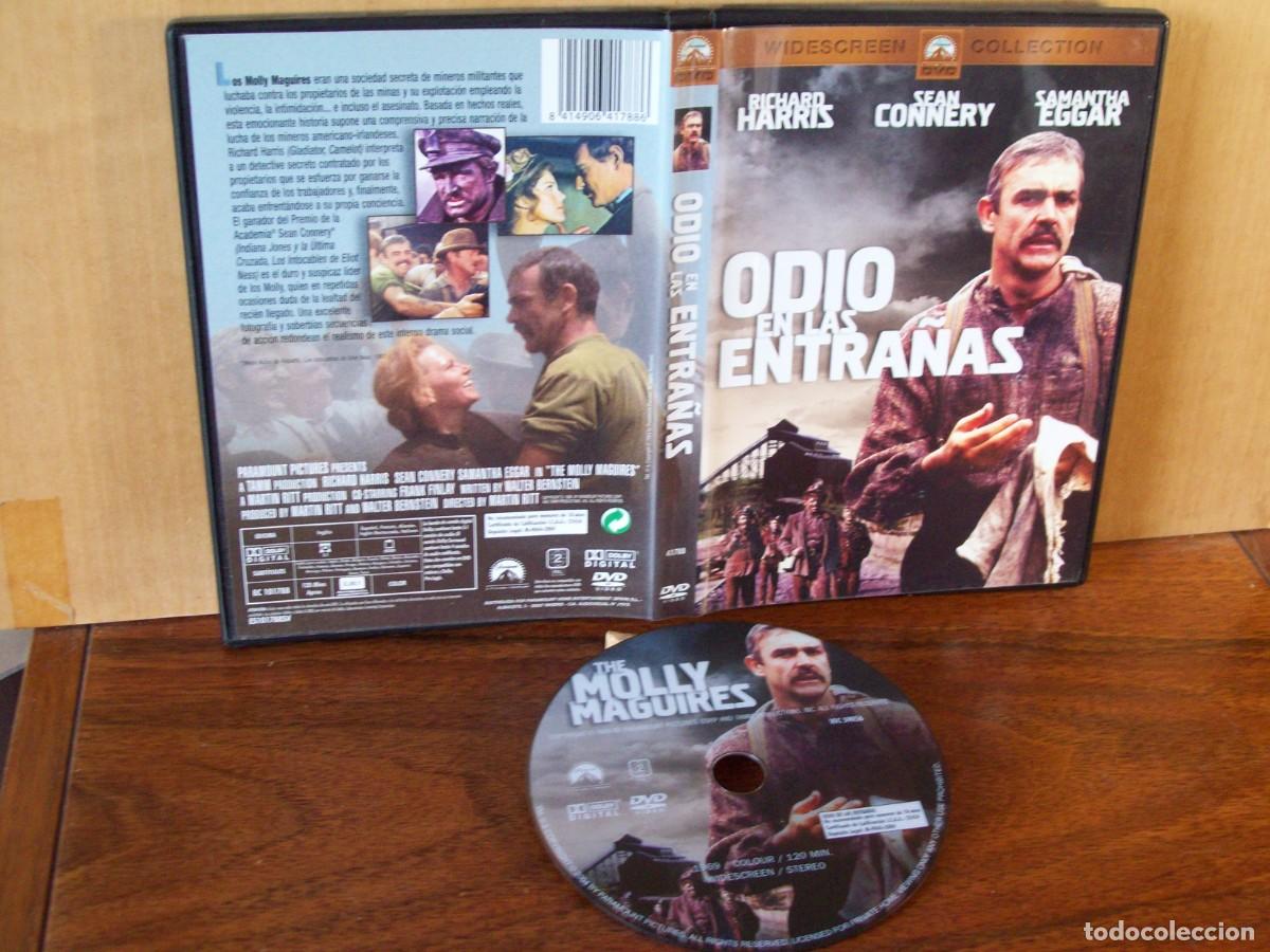 Cine: ODIO EN LAS ENTRA&Ntilde;AS - RICHARD HARRIS - SEAN CONNERY - SAMANTHA EGGAR - DVD