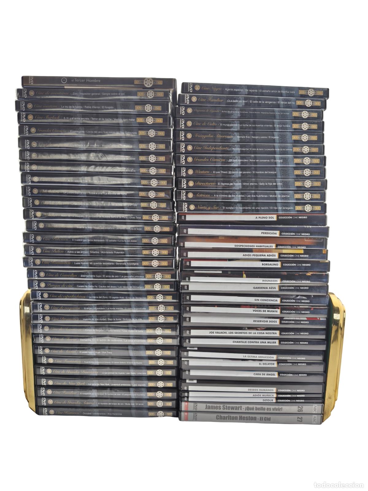 Cinema: LOTE 60 DVDS COLECCIONES DE LA PRENSA MEZCLADAS
