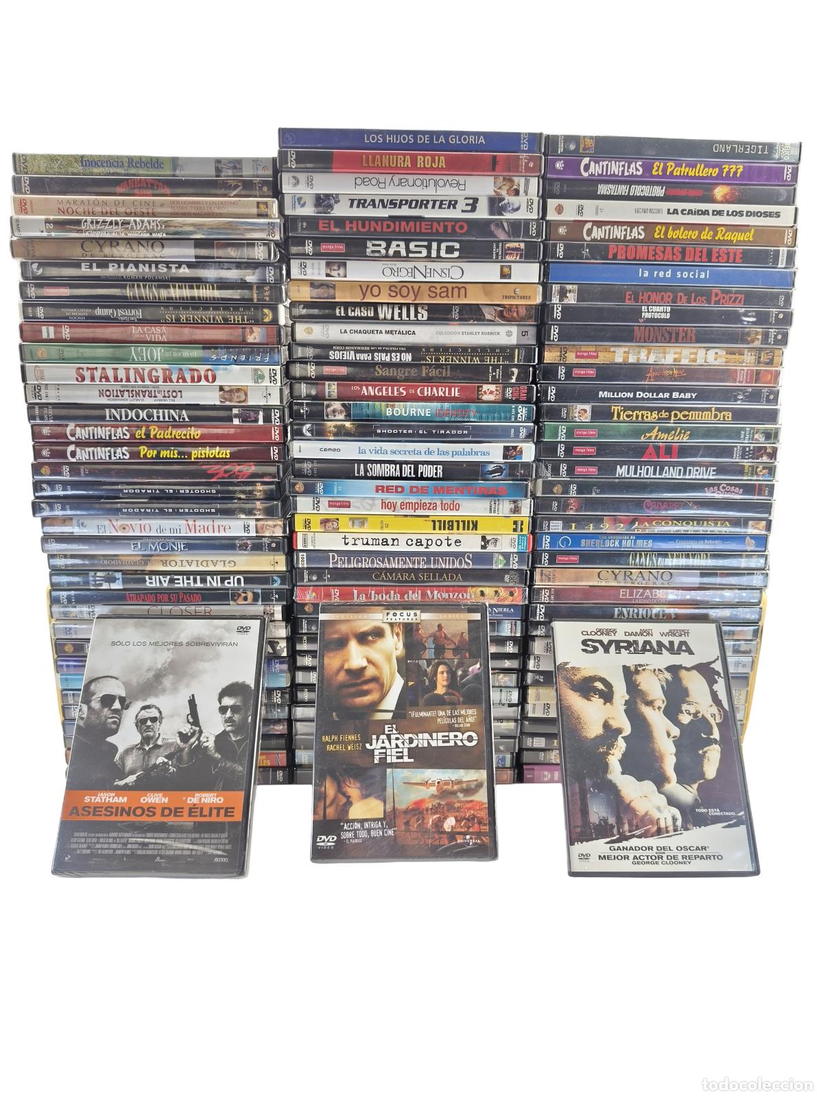 Cin&eacute;ma: LOTE DE 107 PELICULAS EN DVD