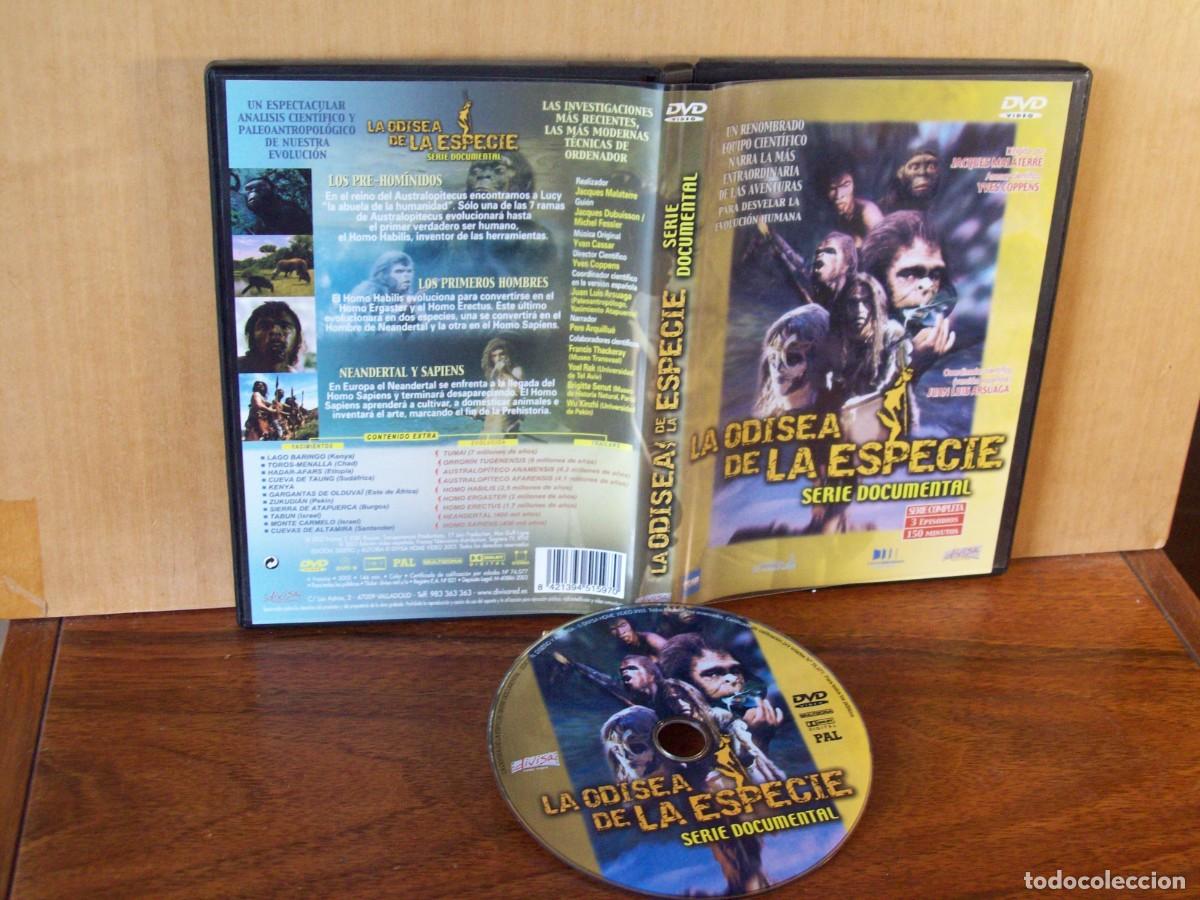 Cine: LA ODISEA DE LA ESPECIE - SERIE DOCUMENTAL COMPLETA 3 EPISODIOS - DVD