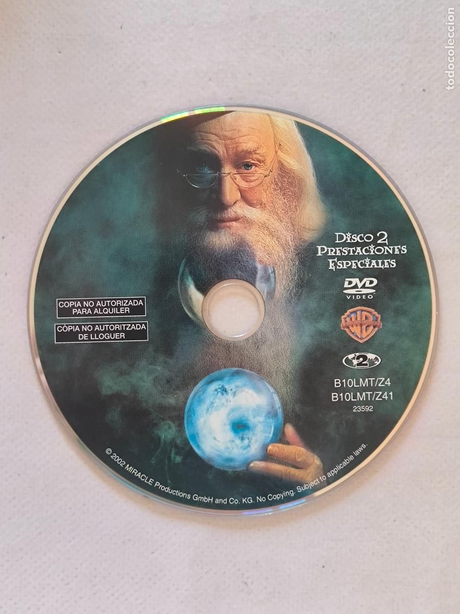 Cine: DVD HARRY POTTER Y LA CAMARA SECRETA - SOLO DISCO DE EXTRAS - SIN CAJA NI CARATULA (018A)