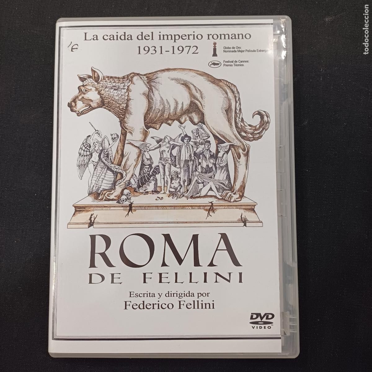 Cine: ROMA/LA CAIDA DEL IMPERIO ROMANO 1931-1972/FELLINI/DVD.