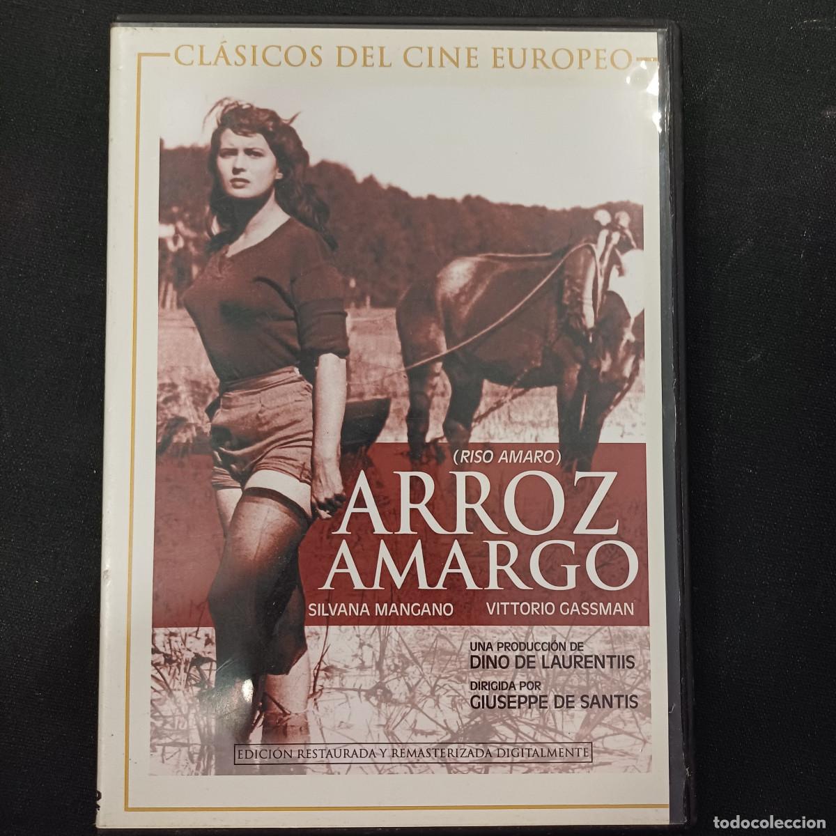 Cine: ARROZ AMARGO/SILVANA MANGANO/DVD.
