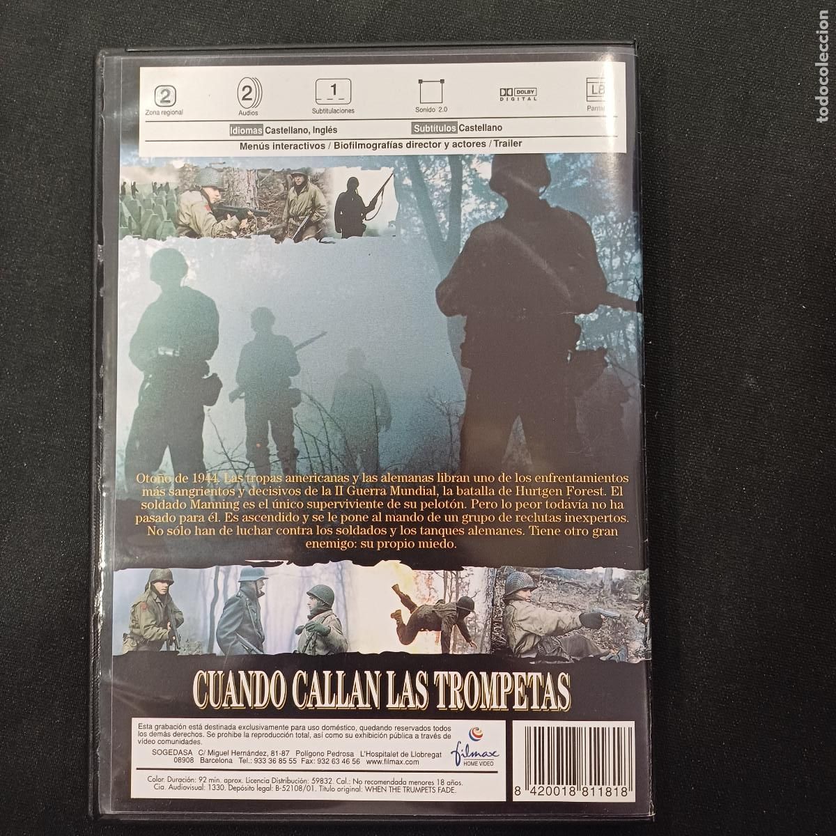 Cine: CUANDO CALLAN LAS TROMPETAS/DVD. - Foto 3