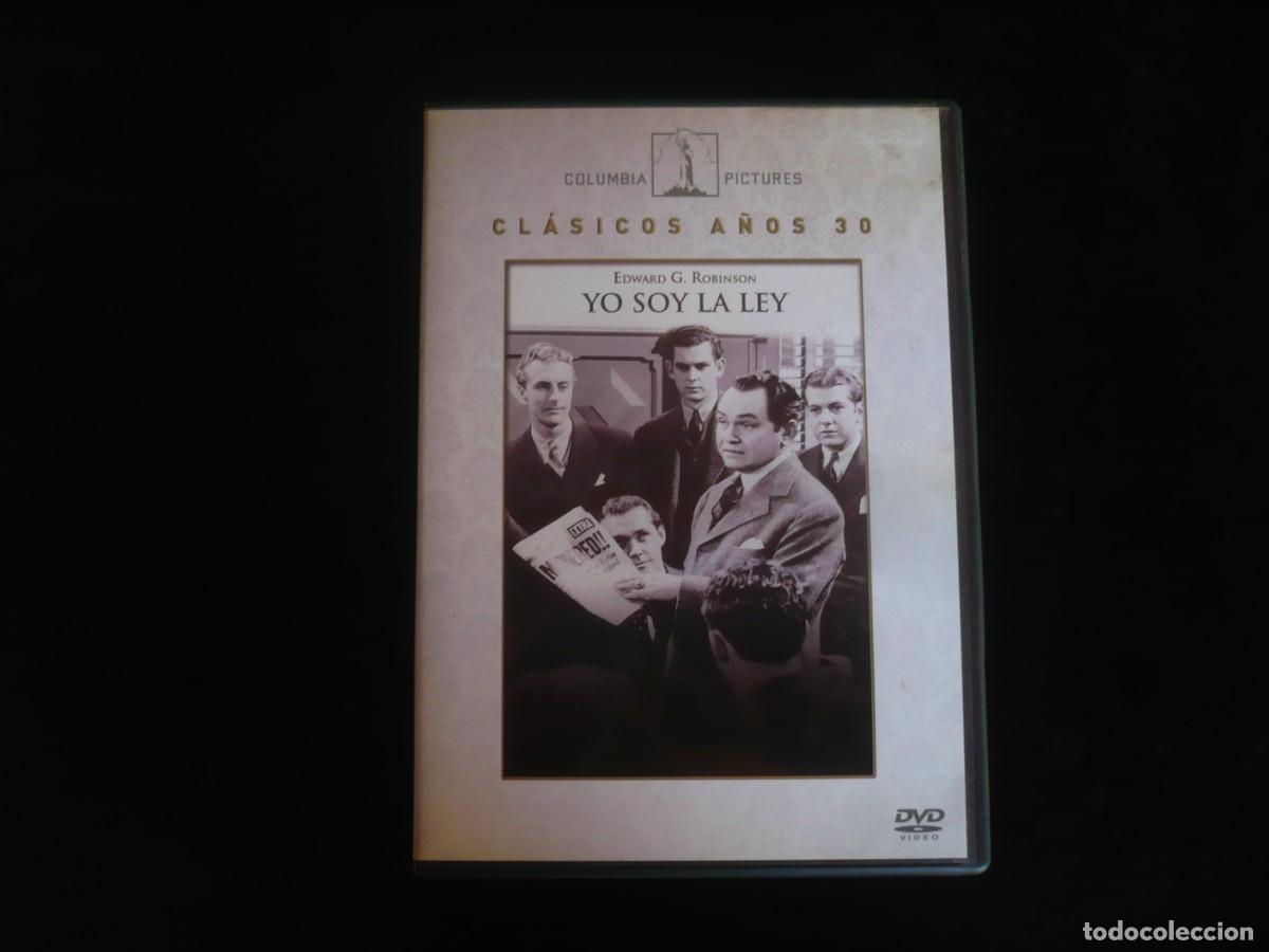 Cine: yo soy la ley - edward g. robinson - dvd como nuevo