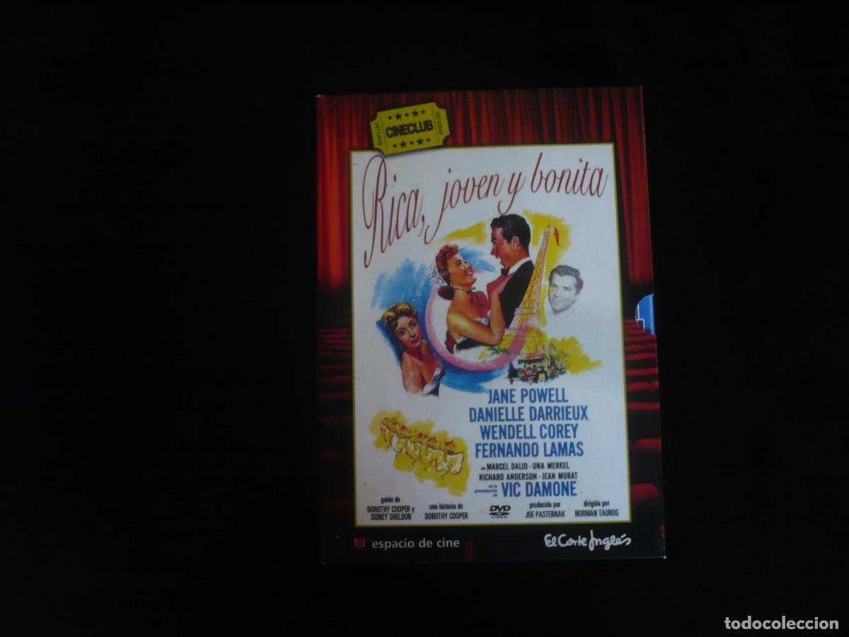Cine: rica joven y bonita - edicion coleccionista con librito - dvd como nuevo