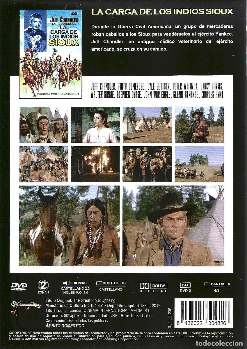 Cine: LA CARGA DE LOS INDIOS SIOUX JEFF CHANDLER - Foto 2