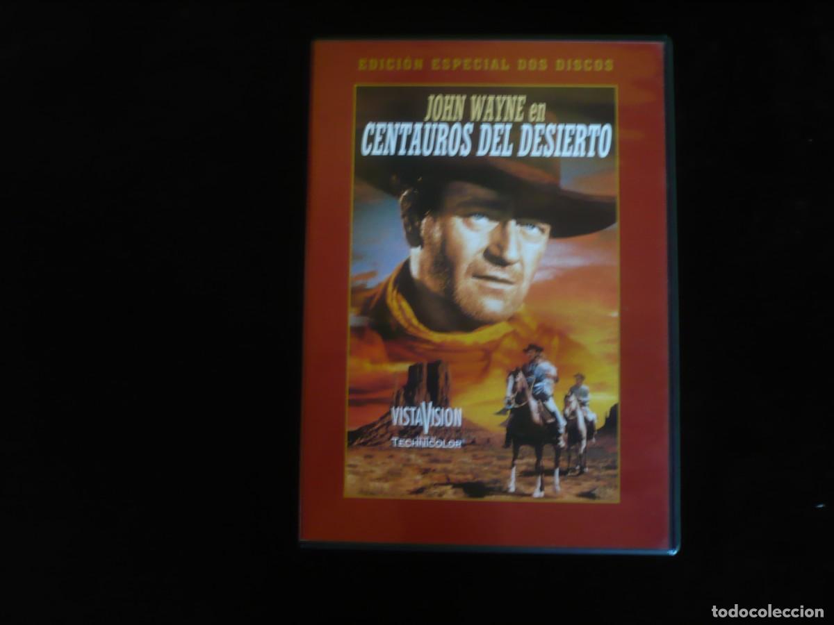 Cine: centauros del desierto - john wayne - edicion especial dos discos - dvd como nuevos