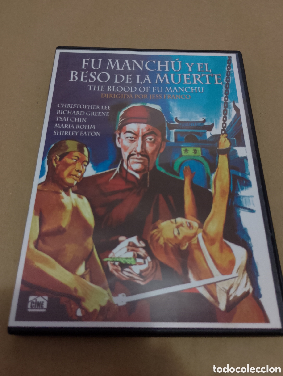 Kino: Dvd. Fu-Manch&uacute; y el beso de la muerte. Jess Franco. Con Christopher Lee.