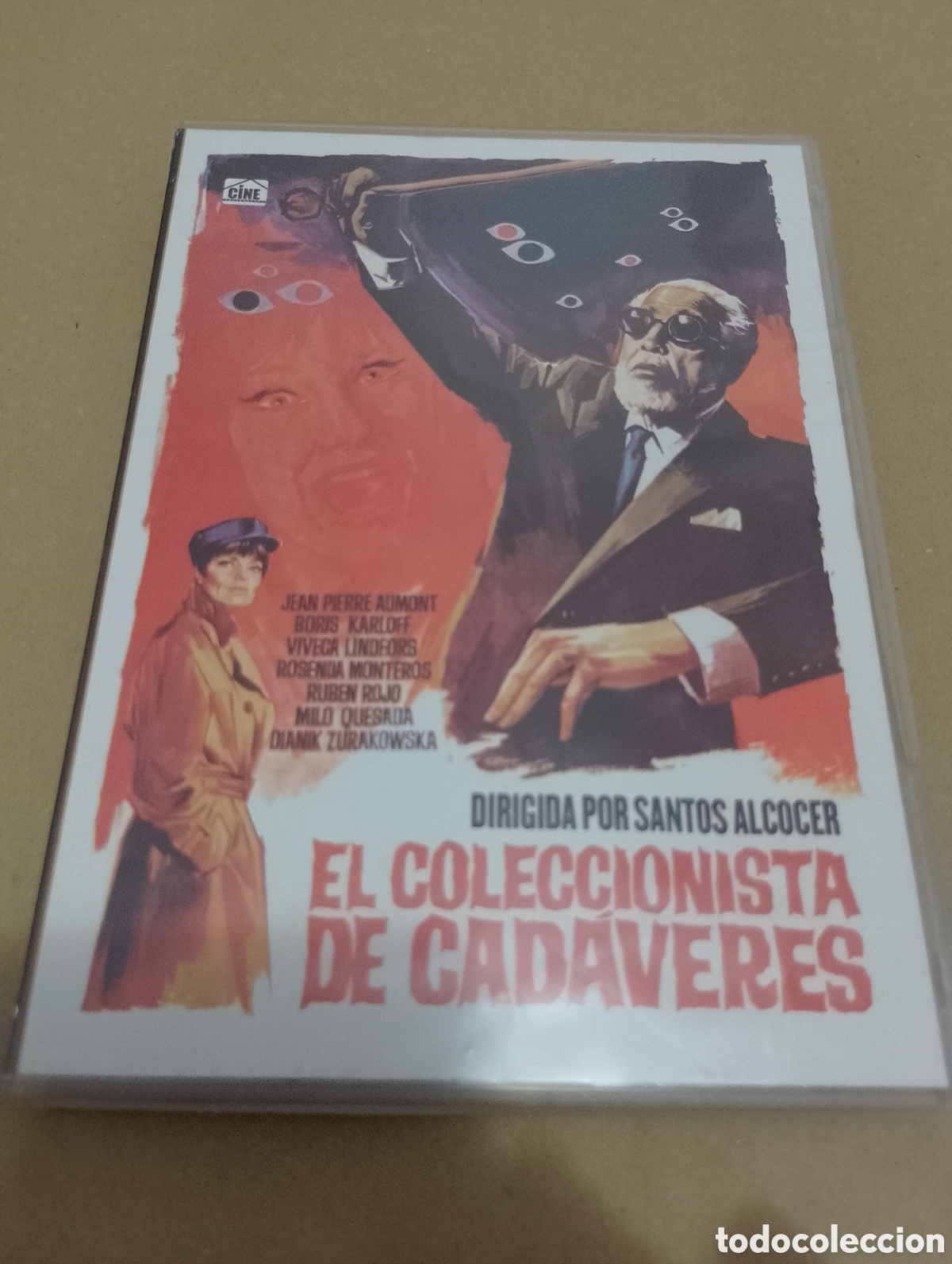 Cinema: Dvd. El coleccionista de cad&aacute;veres. Santos Alcocer.