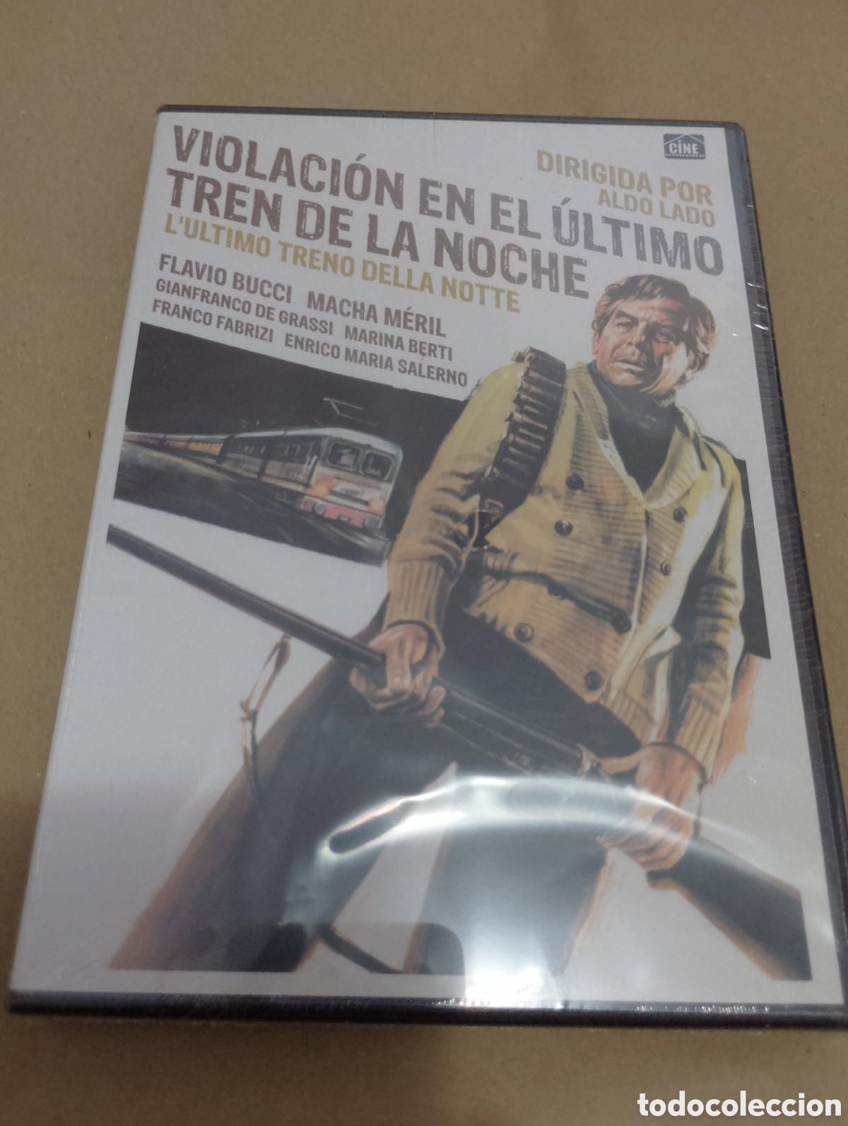 Cinema: Dvd. Violaci&oacute;n en el &uacute;ltimo tren de la noche. Aldo Lado. Precintado.