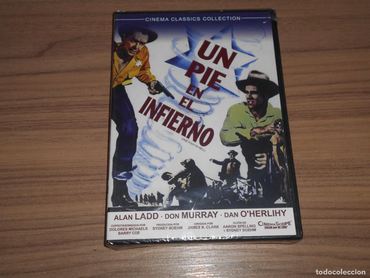 Cine: UN PIE EN EL INFIERNO DVD Alan Ladd NUEVA PRECINTADA