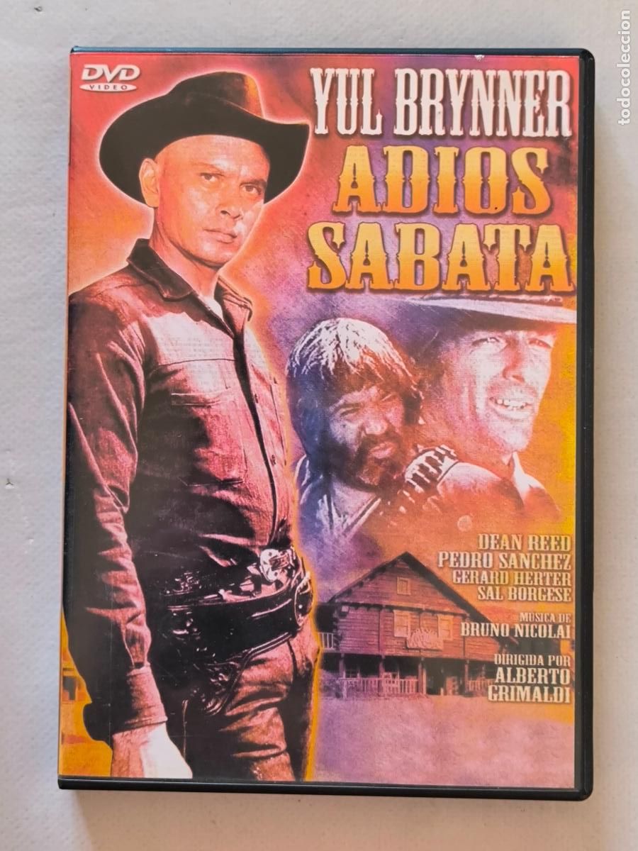 Cine: DVD ADIOS SABATA - YUL BRYNNER (011)