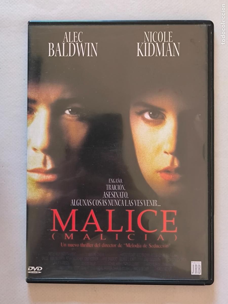 Cine: DVD MALICE (MALICIA) - ALEC BALDWIN, NICOLE KIDMAN - CAJA SLIM (011)