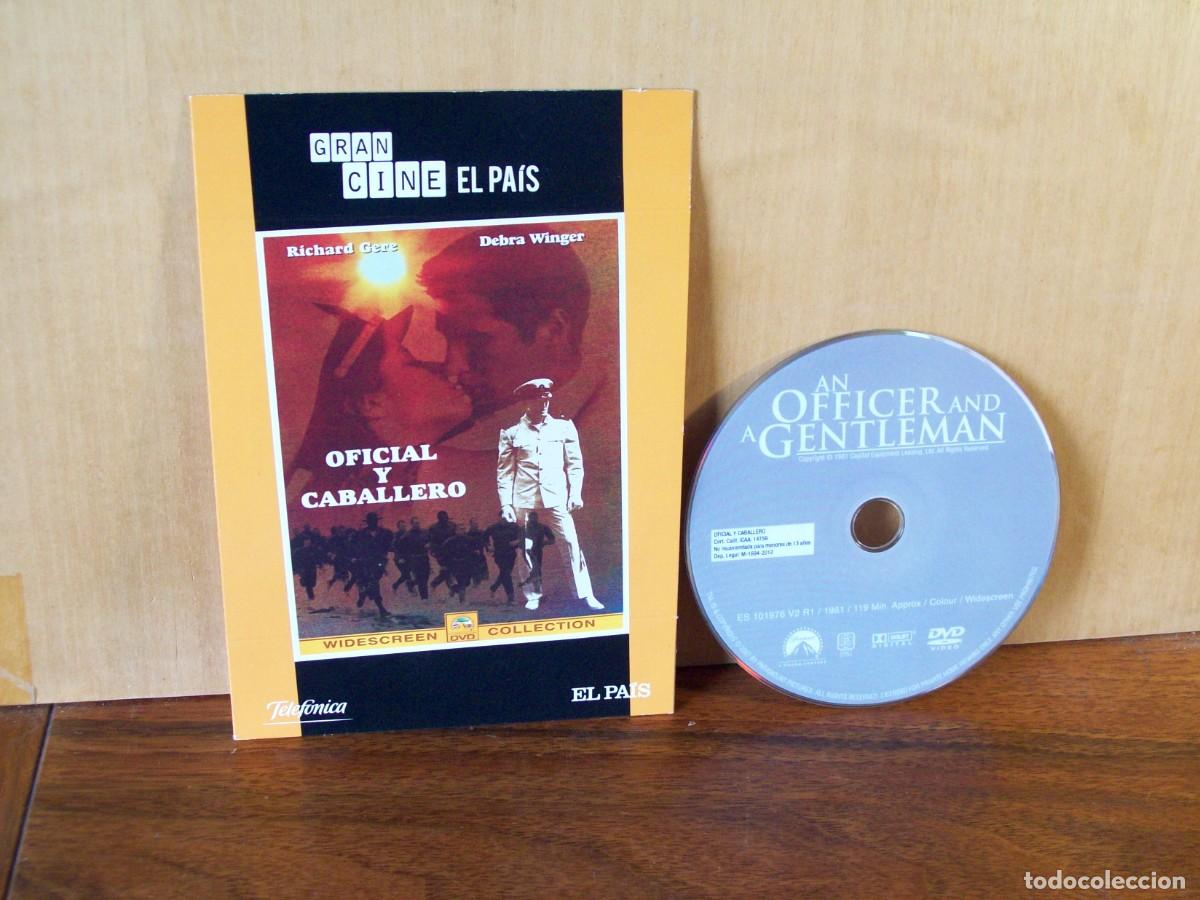 Cine: OFICIAL Y CABALLERO - RICHARD GERE DEBRA WINTER - DVD EN SOBRE CARTON PERIODICO EL PAIS