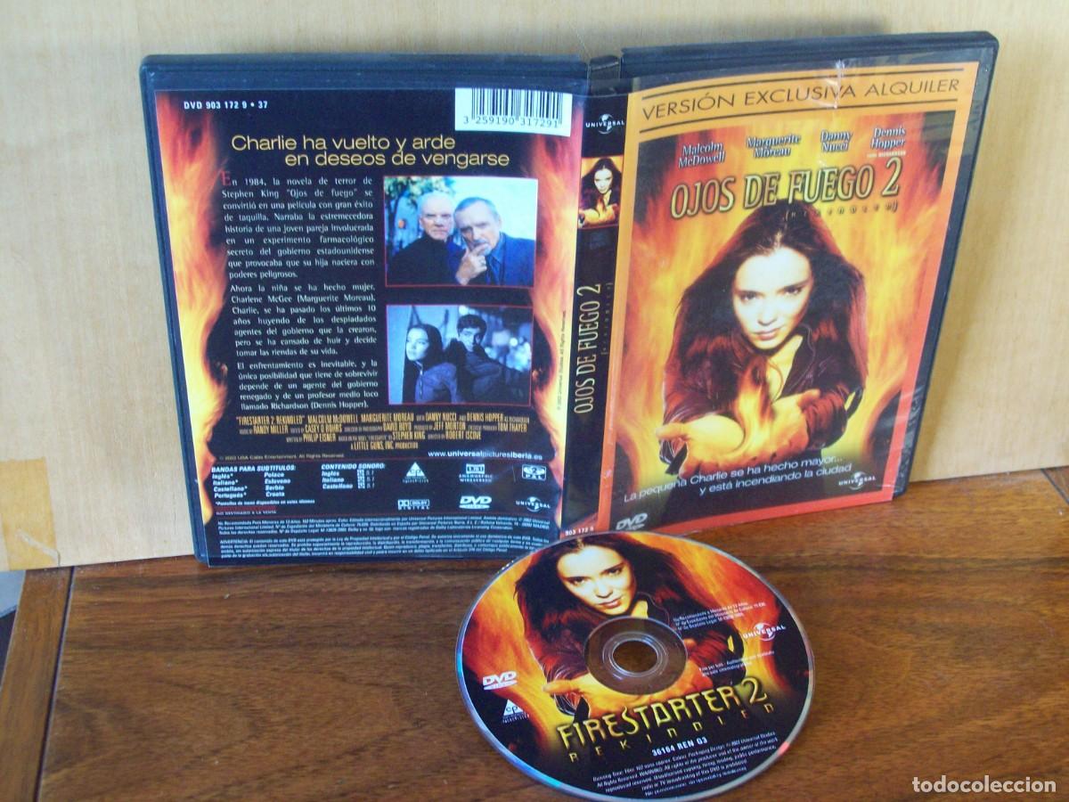 Cine: OJOS DE FUEGO 2 -MALCOLM McDOWELL - MARQUERITE MOREAU - DANNY NUECI - DVD EDICION ALQUILER