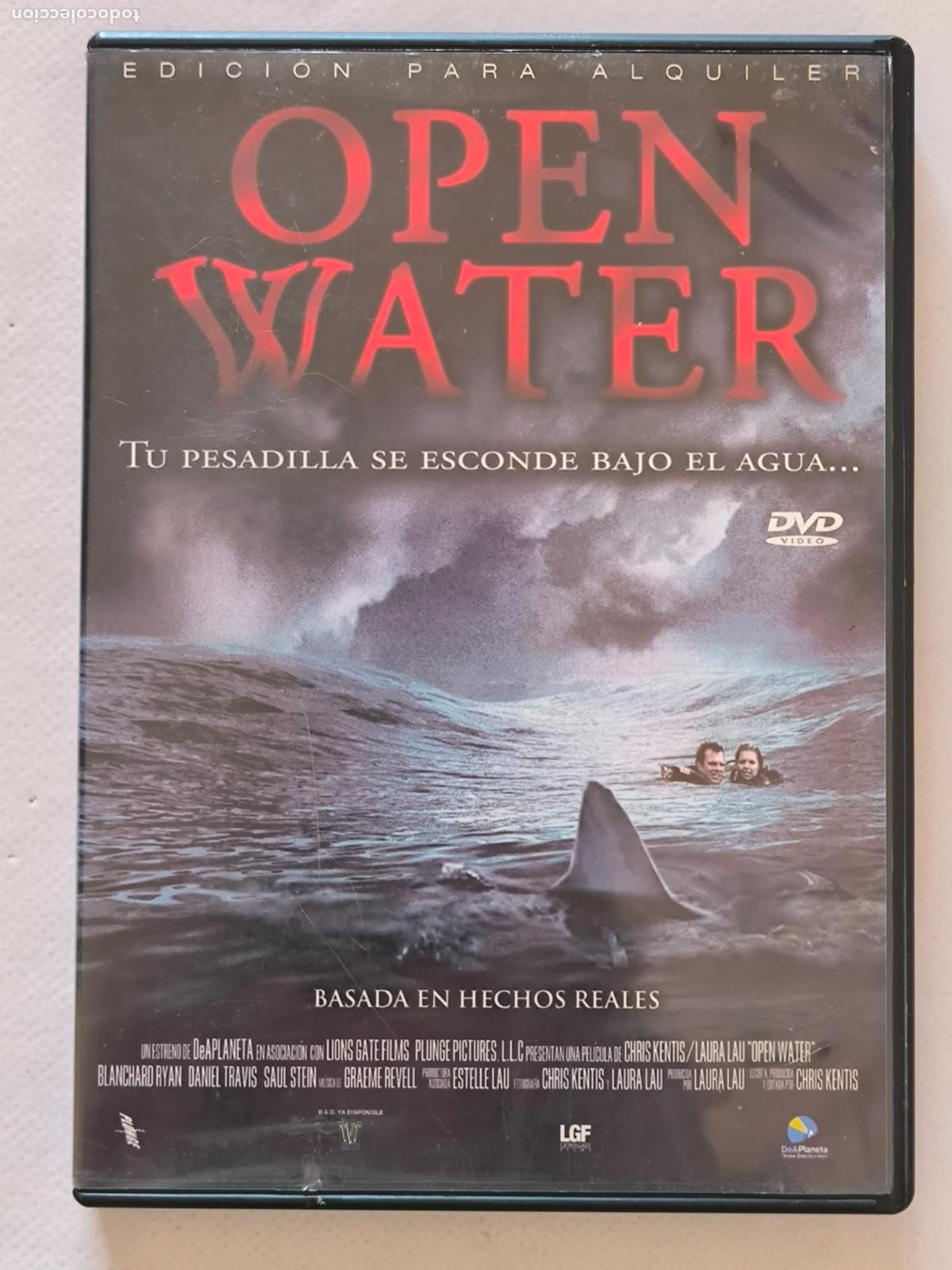 Cine: DVD OPEN WATER - EDICION DE ALQUILER (011)