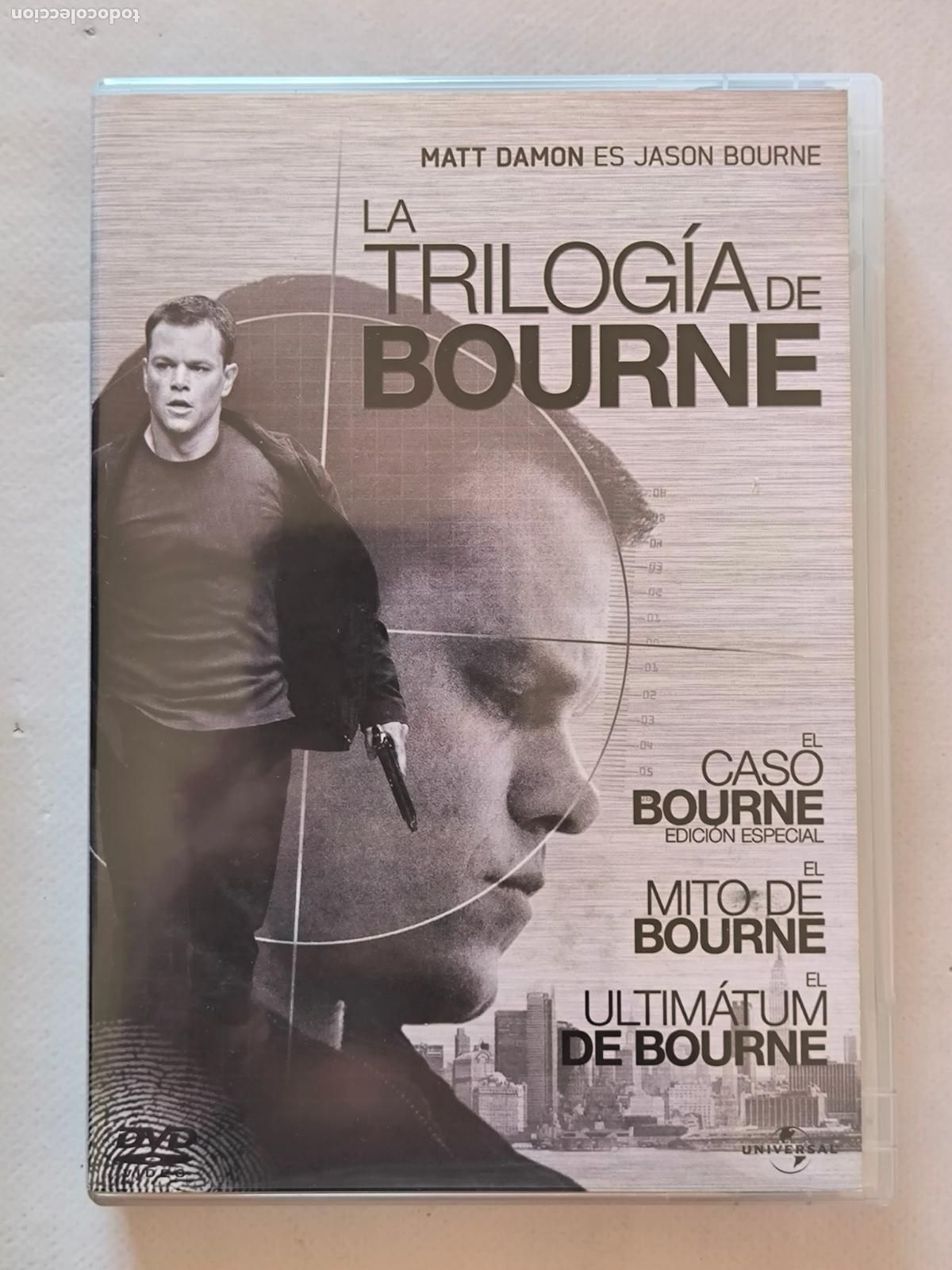 Cine: DVD LA TRILOGIA DE BOURNE - EL CASO / EL MITO / EL ULTIMATUM - 3 DISCOS - MATT DAMON (011w)
