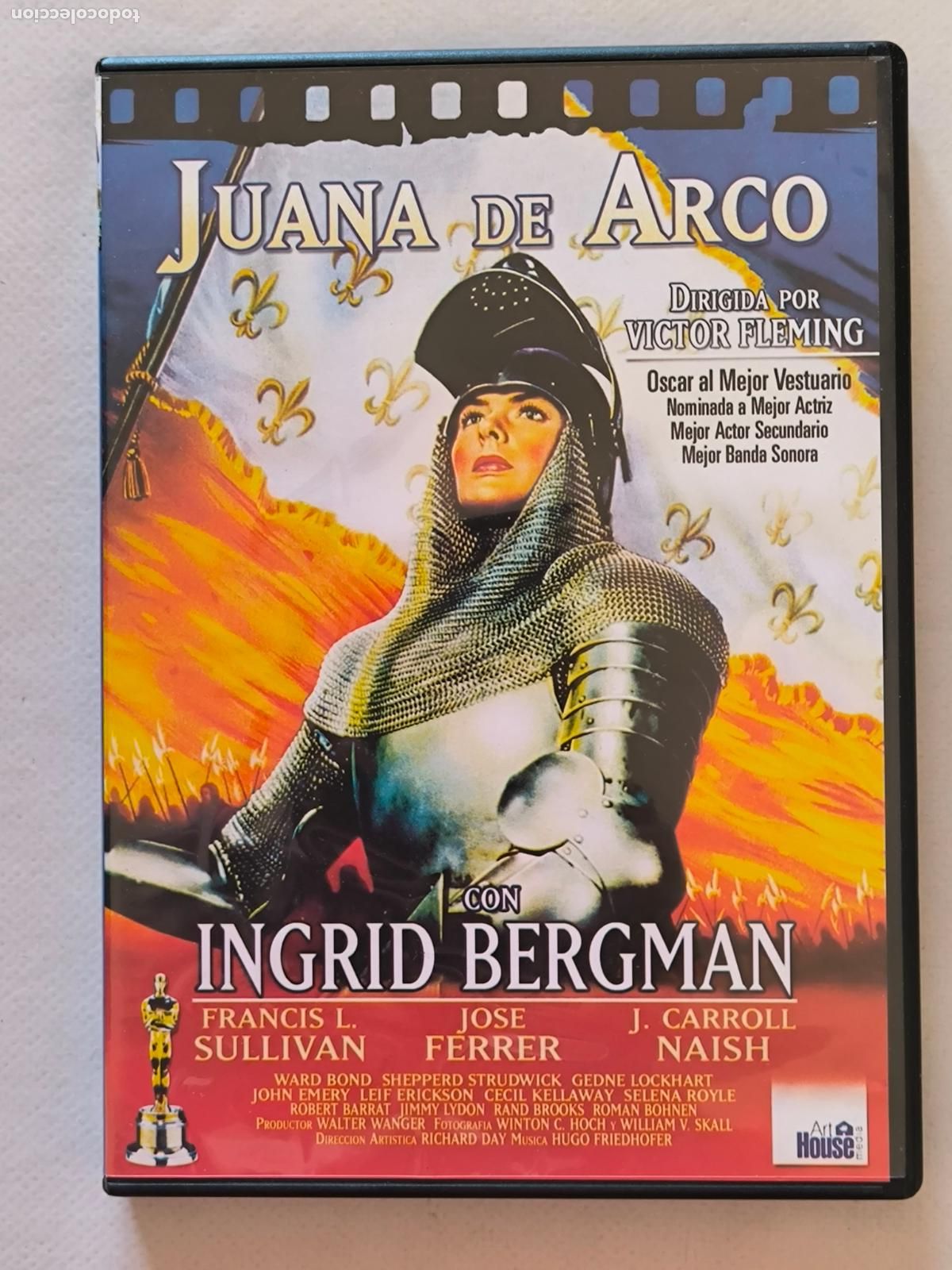 Cine: DVD JUANA DE ARCO - INGRID BERGMAN (012)