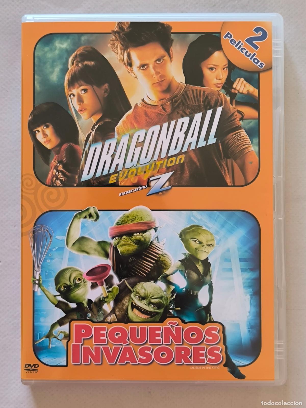 Cine: DVD DRAGON BALL EVOLUTION / PEQUE&Ntilde;OS INVASORES - 2 PELICULAS, 2 DISCOS (013)