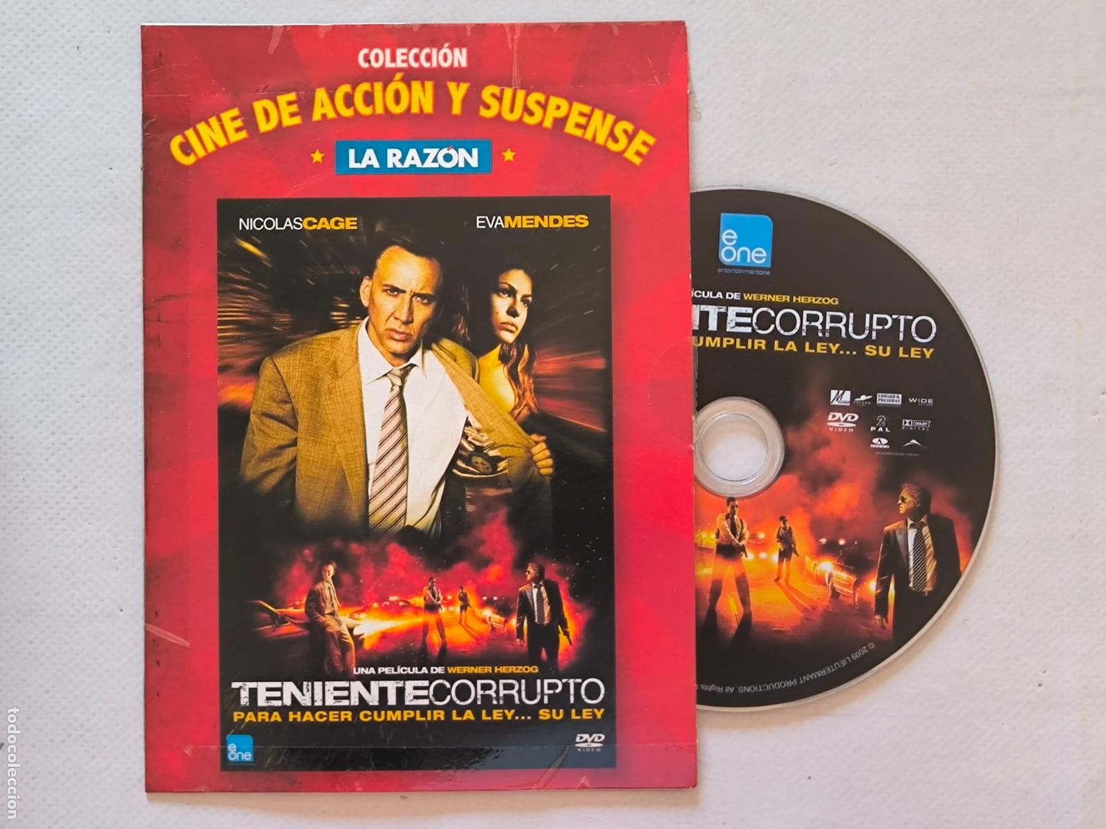 Cine: DVD TENIENTE CORRUPTO - NICOLAS CAGE - FUNDA FINA CARTON (018A)