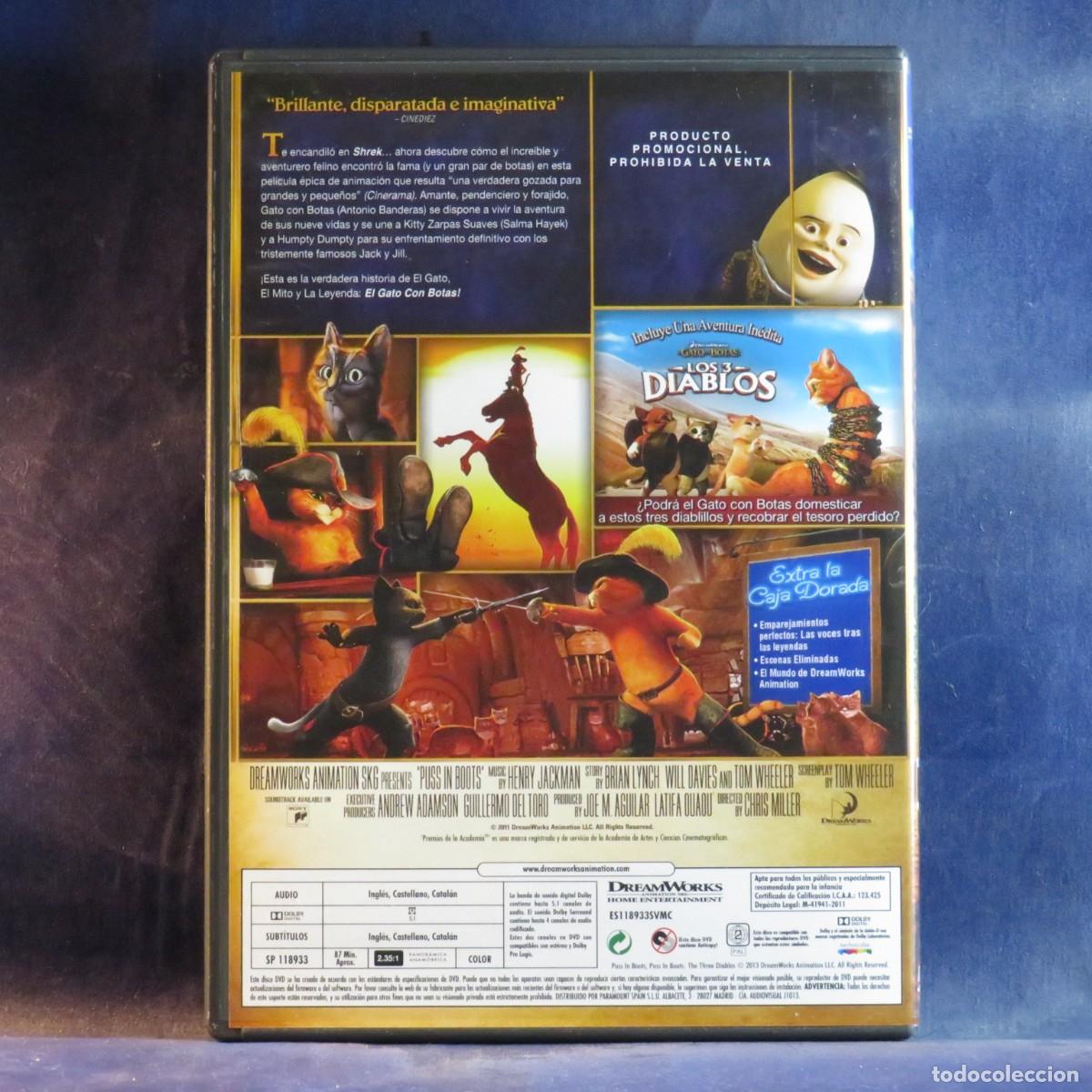 Cine: EL GATO CON BOTAS - DVD - Foto 2