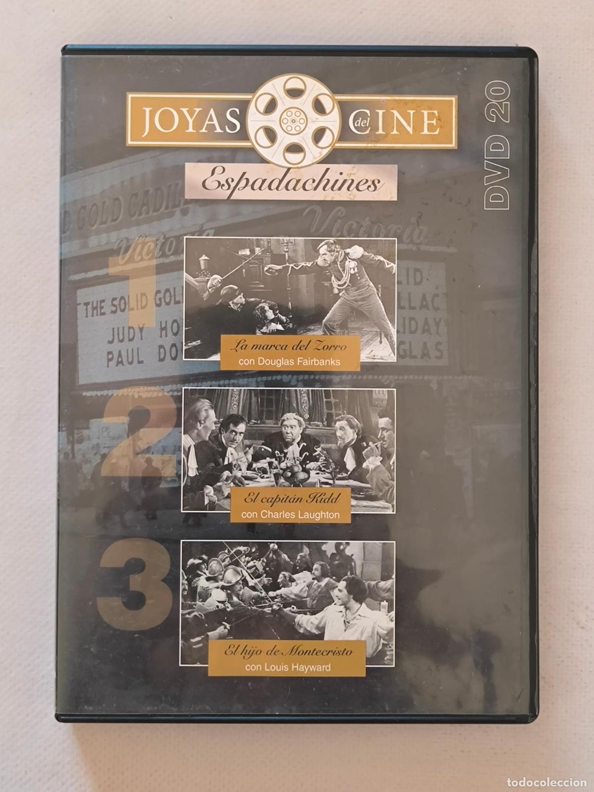 Cine: DVD LA MARCA DEL ZORRO / EL CAPITAN KIDD / EL HIJO DE MONTECRISTO - JOYAS DEL CINE (015)