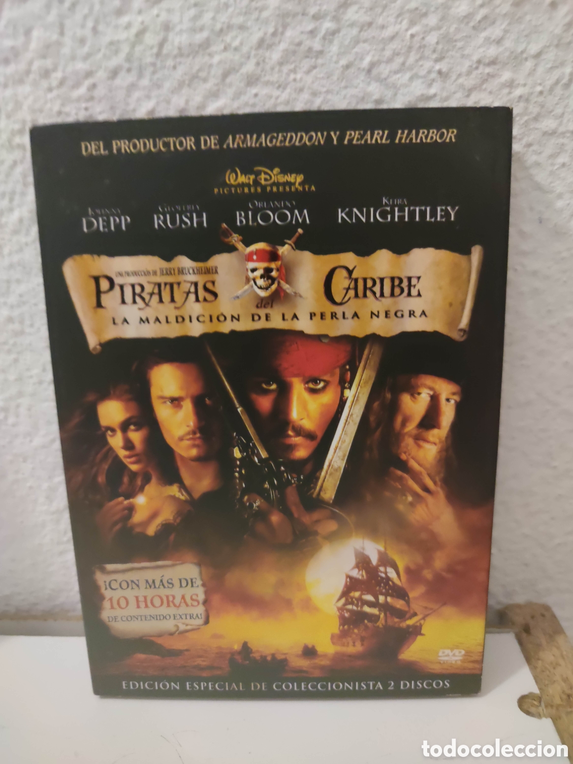 Cin&eacute;ma: Dvd - Piratas del Caribe: La maldici&oacute;n de la Perla Negra - 2003 - Gore Verbinski, Johnny Depp