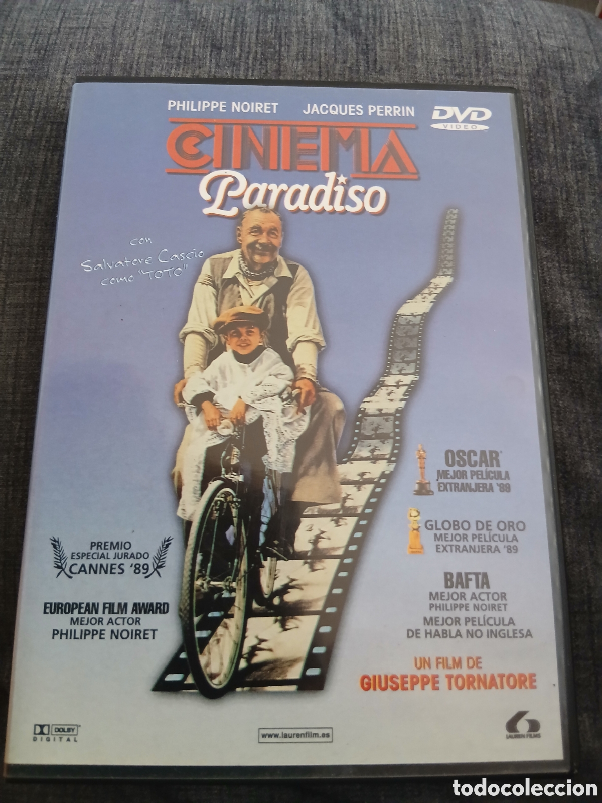 Cine: DVD Cinema Paradiso. 3x5&euro;