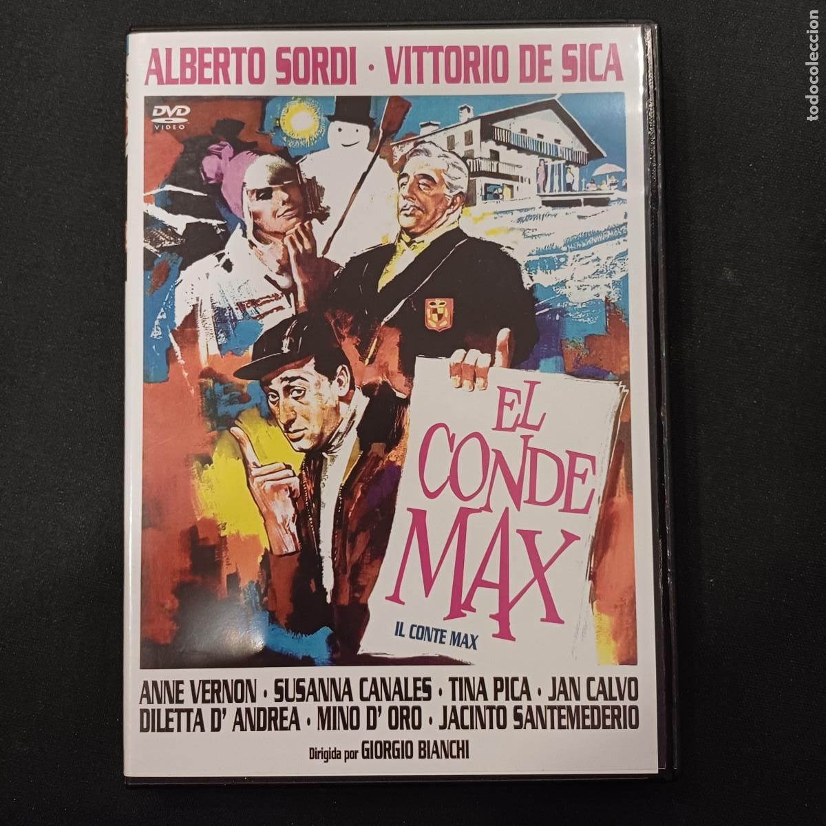 Cine: EL CONDE MAX/VICTTORIO DE SICA/DVD.