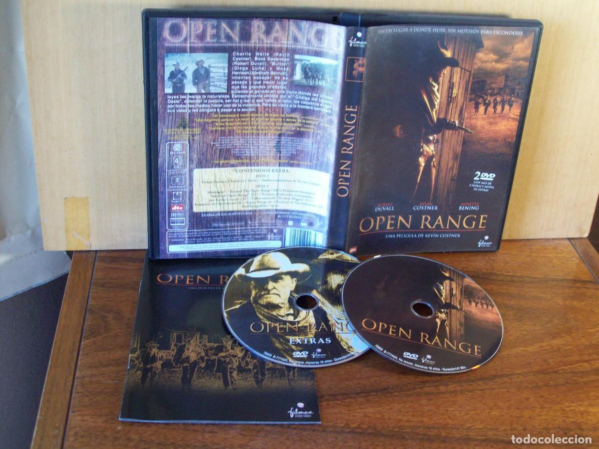 Cine: OPEN RANGE - ROBERT DUVALL - KEVIN COSTNER - ANNETTE BENING - DOBLE DVD CON LIBRETO