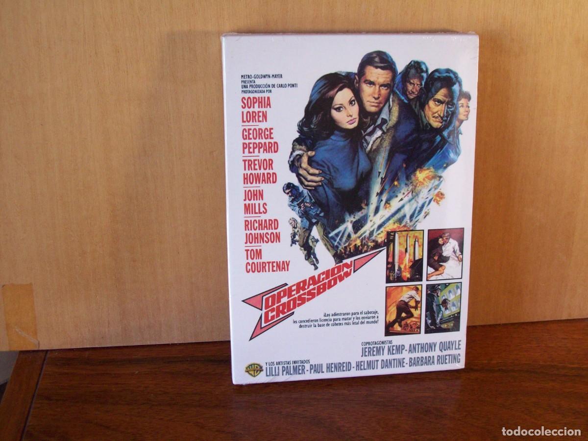 Cine: OPERACION CROSSBOW - SOPHIA LOREN - GEORGE PEPPARD - TREVORD HOWARD - DVD NUEVO PRECINTADO