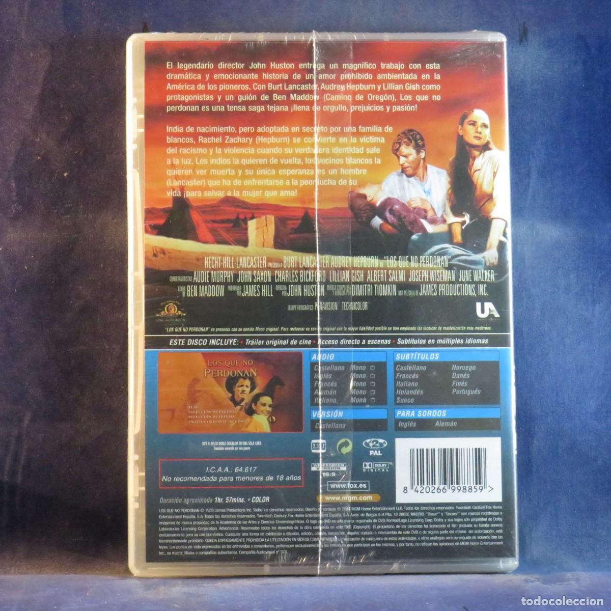 Cine: LOS QUE NO PERDONAN - DVD - Foto 2